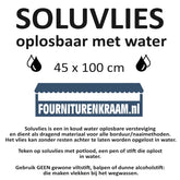 Soluvlies oplosbare versteviging 45 x 100 cm Vlieseline SOLUVLIES - 45X100CM